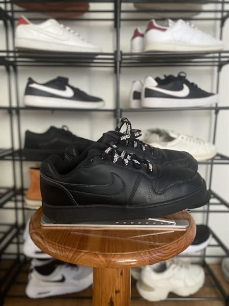 [2HAND] Giày Nike Ebernon Low 'Triple Black' AQ1775-003 - GIÀY CŨ CHÍNH HÃNG 100%